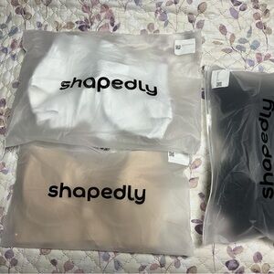 Shapedly Bras - Black, White, and Nude